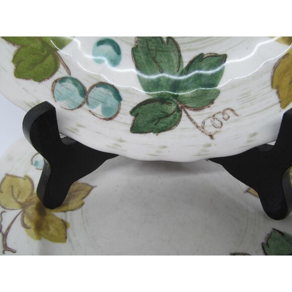 Metlox Vernon Ware Vinyard Set Of 4 Vintage 7 1/2" Salad Plates VGC    1960-1980 - Picture 2 of 9